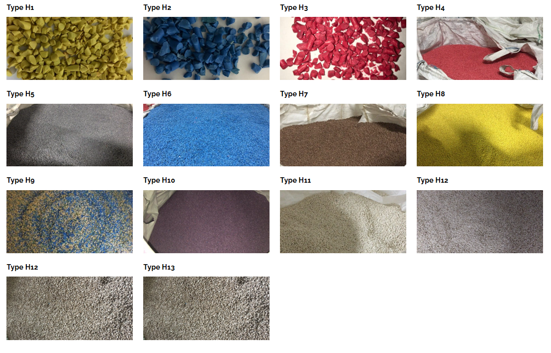 Elastic PVC grind